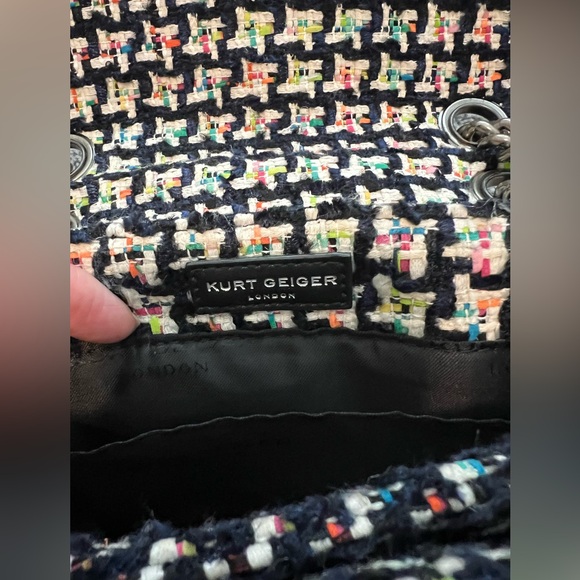 Kurt Geiger London Tweed Kensington Bag - Picture 11 of 17